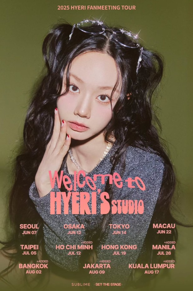 Poster fanmeeting 'Welcome to Hyeri's Studio'