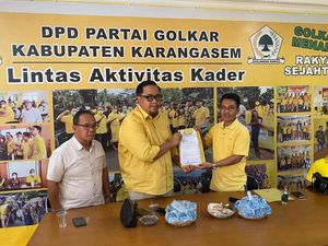 Kader di Karangasem Dukung Sumarjaya Linggih Jadi Ketua Golkar Bali Kader di Karangasem Dukung Sumarjaya Linggih Jadi Ketua Golkar Bali