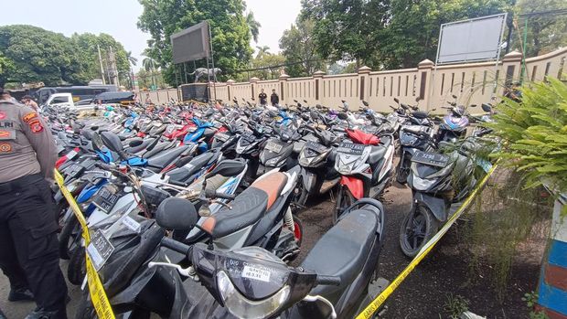 Ratusan Motor dari Mata Elang Disita Polisi