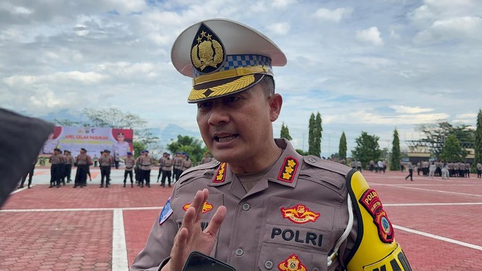 Dirlantas Polda Sulteng Komisaris Besar Atot Irawan. taman edukasi lalin