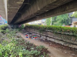 Potret Kolong Flyover Blok M TKP Ibu dan Pacarnya Aniaya Balita hingga Tewas