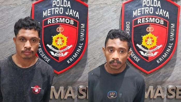 Polda Metro Jaya menangkap dua pelaku premanisme berkedok debt collector kendaraan di Cipinang Besar, Jaktim (dok. ist) Polda Metro Jaya menangkap dua pelaku premanisme be rkedok debt collector kendaraan di Cipinang Besar, Jaktim (dok. ist) polisi tangkap preman