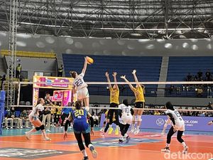 Gresik Petrokimia Juara 3 Proliga, Megawati Main dari Set Kedua Gresik Petrokimia Juara 3 Proliga, Megawati Main dari Set Kedua