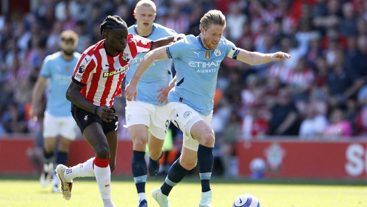 Manchester City diimbangi Southampton 0-0 dalam lanjutan Premier League (Foto: Action Images via Reuters/Peter Cziborra)