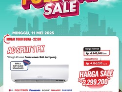Beli AC 1 PK Rp 3 Juta di Transmart Full Day Sale