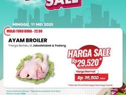 Daging Ayam Rp 29.500 di Transmart Full Day Sale