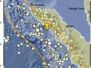 Ini Titik Pusat Gempa M 6,2 yang Guncang Blang Pidie Aceh