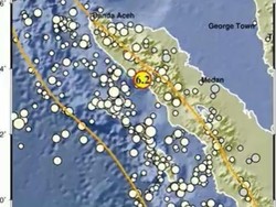 Ini Titik Pusat Gempa M 6,2 yang Guncang Blang Pidie Aceh