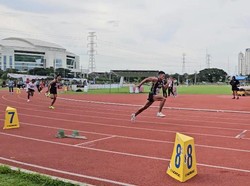 Bripda Tegar Anggota Polsek Solokuro Raih Perak di Jatim Open Atletik