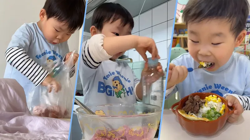 Di China Ada Tren Anak-anak Sibuk Masak Buat Orang Tua