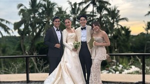 6 Momen Gisel-Cinta Brian di Pernikahan Luna Maya