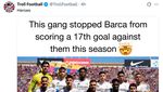 Foto: Real Madrid Digilas Barcelona, Juga Dihajar Meme