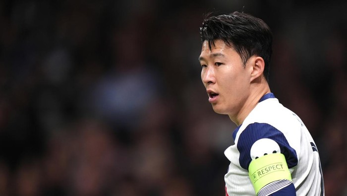 2208898887 Tottenham Hotspurs Son Heung-Min in action during the UEFA Europa League quarter-final, first leg match at the Tottenham Hotspur Stadium, London. Picture date: Thursday April 10, 2025. (Photo by Bradley Collyer/PA Images via Getty Images)