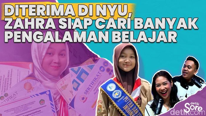 Diterima di Universitas Ternama Dunia, Zahra Ungkap Terima Kasih ke Keluarga