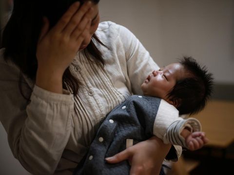 Mothers worried about raising children