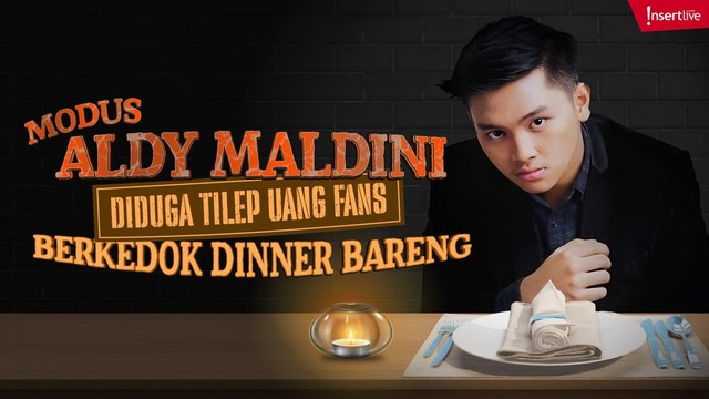 Berita Viral Selebriti dari InsertLive : Modus Aldy Maldini Diduga Tilep Uang Fans Berkedok Dinner Bareng