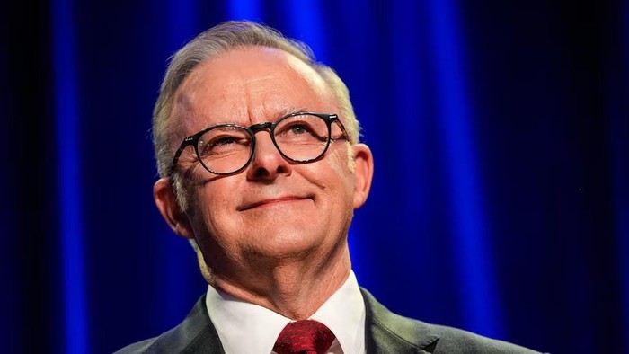 Partai Buruh yang dipimpin oleh Anthony Albanese mengungguli Pemilu Australia tahun 2025 Partai Buruh yang dipimpin oleh Anthony Albanese mengungguli Pemilu Australia tahun 2025. (ABC Australia)