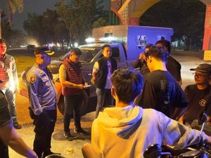 Jaga Malam di Pelalawan Riau, Tim Raga Patroli Cegah Premanisme