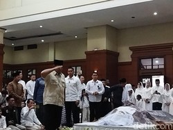 Prabowo: Selamat Jalan Pak Eddie, Menghadaplah ke Panglima Tertinggi Allah SWT