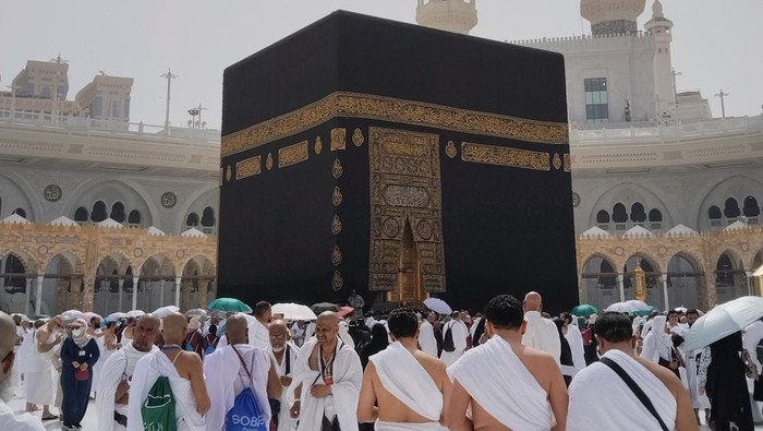 Suhu di Makkah, Arab Saudi, diprediksi meraih 42 derajat celcius sore ini. (Haris/detikcom) hilang barang haji