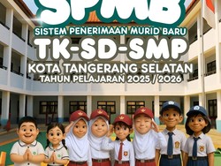 Jadwal SPMB Jenjang TK-SD-SMP Kota Tangerang Selatan 2025, Catat!
