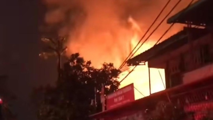 Kebakaran di Cipinang Jaktim