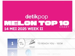 Lagu Cinta 10CM Nomor #1 di Chart Melon