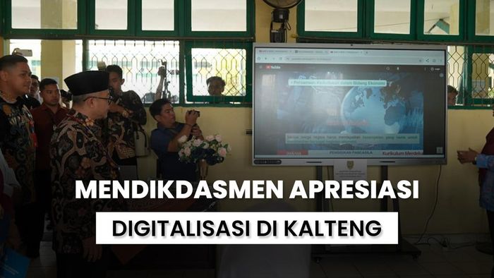 Mendikdasmen Apresiasi Digitalisasi Pembelajaran di SMK 3 Palangkaraya