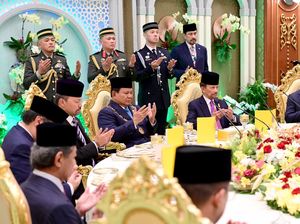 Momen Santap Siang Prabowo-Sultan Hassanal Bolkiah Diiringi Lagu Daerah RI Momen Santap Siang Prabowo-Sultan Hassanal Bolkiah Diiringi Lagu Daerah RI