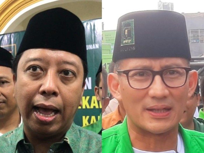 Muhammad Romahurmuziy dan Sandiaga Uno