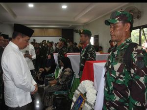 Panglima TNI Lepas Jenazah 4 Prajurit Korban Ledakan Amunisi di Garut
