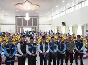 Abdullah Sani Lepas Keberangkatan 267 Jemaah Haji Jambi ke Tanah Suci