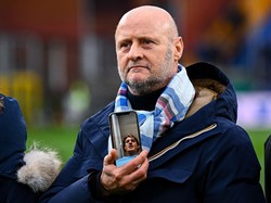 Attilio Lombardo juga bagian dari era keemasan Sampdoria. Pria berkepala plontos itu kemudian hijrah ke Juventus. Lombardo bagian dari asisten pelatih Sampdoria saat terdepak ke Serie C. (Foto: Getty Images/Simone Arveda)