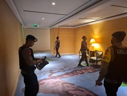 Brimob Polda Metro Jaya Gelar Sterilisasi Amankan Kunjungan PM Australia