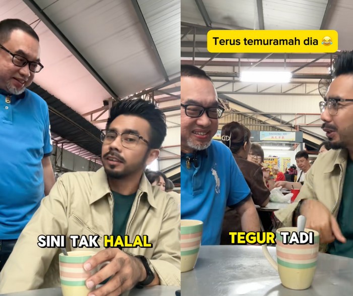 Datang ke Kopitiam Tak Halal, Muslim Ini Diingatkan Pria China