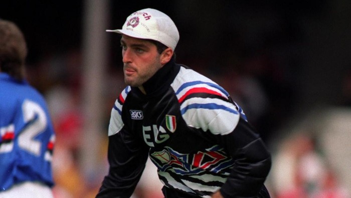 Gianluca Pagliuca Gianluca Pagliuca, Sampdoria goalkeeper (Photo by Neal Simpson/EMPICS via Getty Images)