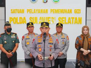 Kapolri Tinjau SPPG Polda Sulsel, Pastikan Kesiapan Dukung Program MBG