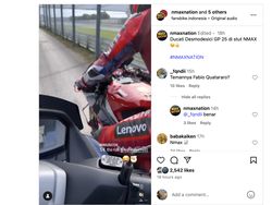 Momen Motor MotoGP Ducati Desmosedici Disetut Yamaha Nmax