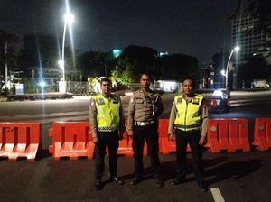 Cegah Balap Liar, Polisi Tutup Lalu Lintas Kawasan Monas Malam Ini Cegah Balap Liar, Polisi Tutup Lalu Lintas Kawasan Monas Malam Ini