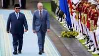 Potret Prabowo Terima Kunjungan PM Australia Anthony Albanese di Istana