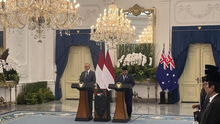 Prabowo dan Albanese di Istana