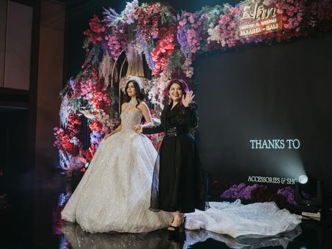 Dita Celine gelar ekspo gaun ijab kabul bertajuk Discover Love Stories.