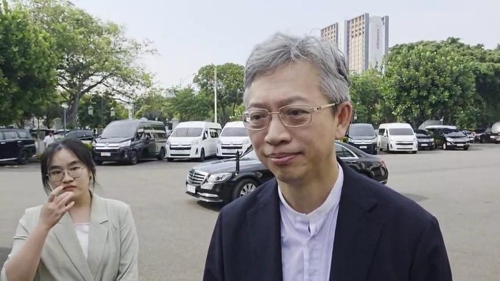 Duta Besar China untuk Indonesia Wang Lutong, di Istana Merdeka, Jakarta Pusat. Prabowo