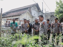 Pekarangan Pangan Bergizi Desa Mojotrisno Didukung Penuh Polres Jombang