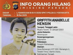 Bantu Cari Dab! Griffith Mahasiswi Asal Kalteng Hilang Sebulan di Sleman