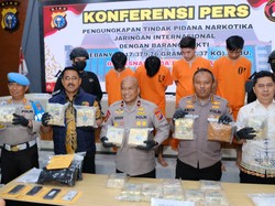 Dikendalikan Napi, Peredaran 17,37 Kg Sabu di Riau Digagalkan Polisi
