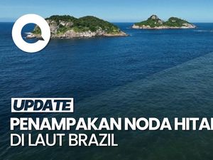 Penampakan Noda Hitam Besar yang Mendadak Muncul di Laut Rio de Janeiro Penampakan Noda Hitam Besar yang Mendadak Muncul di Laut Rio de Janeiro