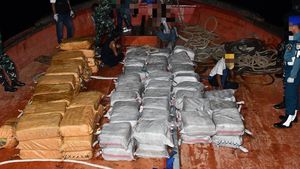 TNI AL Gagalkan Penyelundupan 1,9 Ton Narkotika