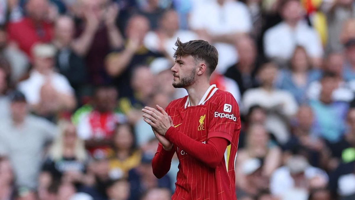 Bek Liverpool Conor Bradley perpanjang kontrak sampai 2029 (REUTERS/Phil Noble)