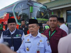 Al Haris Lepas 445 Jemaah Calon Haji dan Doakan Sehat-Jadi Haji Mabrur